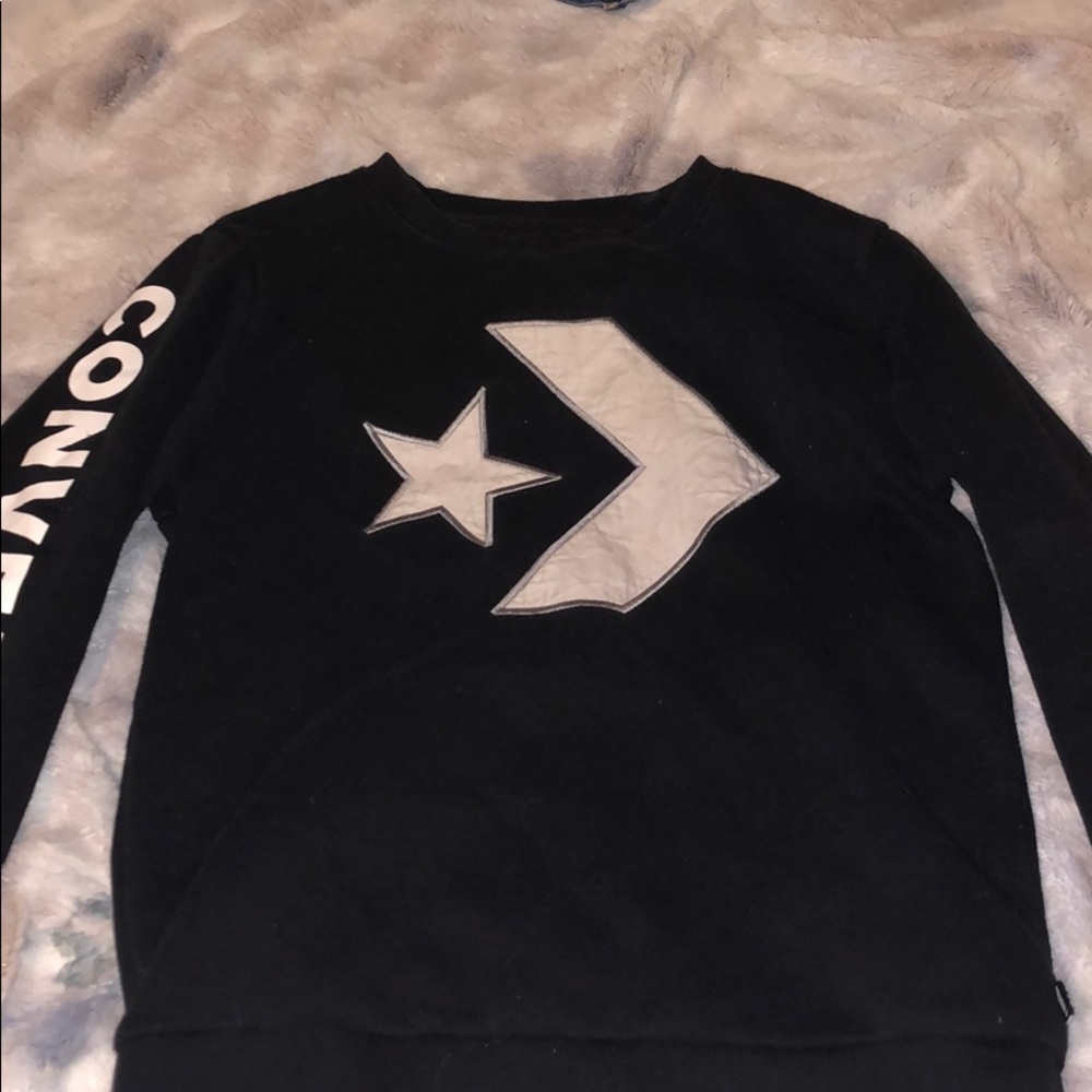 Black converse shirt